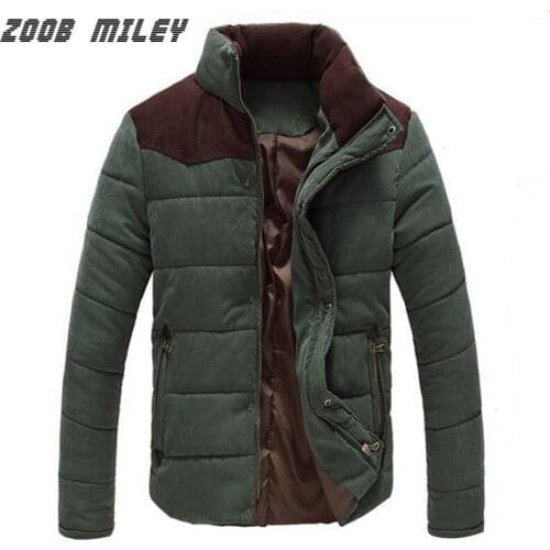 ZOOB MILEY Winter Jacket Men Plus Size M-4XL New Arrival Warm Casual Cotton Coats Long Sleeve Fashion Outerwear