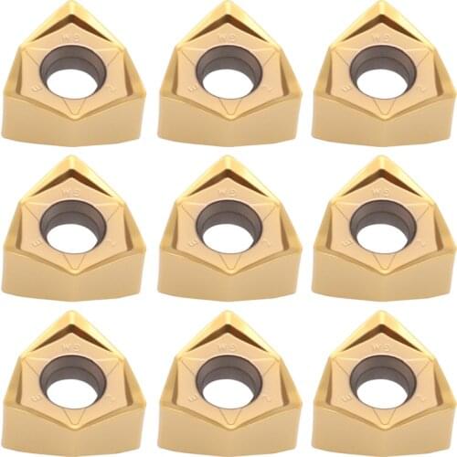 10PCS WNMU080608 MP1120 Face Milling Cutter Inserts Mill Tungsten Carbide Cutter WNMU 080608 High Quality Lathe Turning Tool