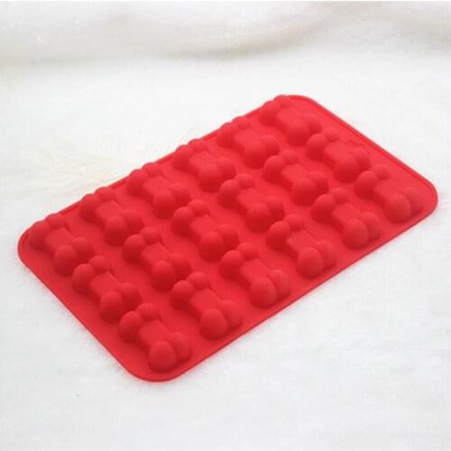 18 even bone biscuit mould mechanism soap mold chocolate mould jelly pudding