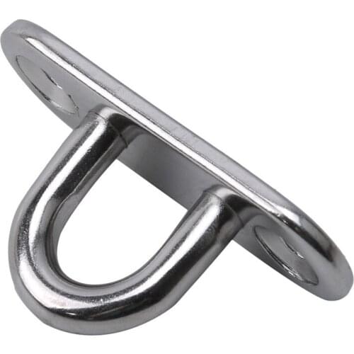 304-M6 M5 M8 Oval Eye Board Marine Deck Buckle Staple Boat Shade Sail Mounting Fastening Set - 304 Marine Grade Stainless Steel