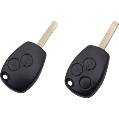 DAKATU Replacement 2/3 Button Car Key Shell Remote Cover Fob Case Blank Shell For Renault Clio 3 Twingo Kangoo 2 Dacia Modus