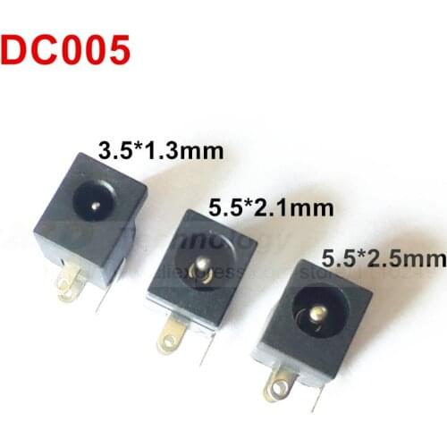 DC Power adapter dc jack connector DC005 5.5 X 2.1 mm 50 pcs/lot free shipping
