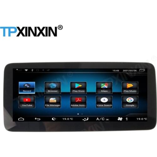 8+256G 1 DIN Car Radio Receiver Android 11 Auto For Mercedes Benz SLK Class SLK200 SLK230 GPS Navigation Video Player Head Unit