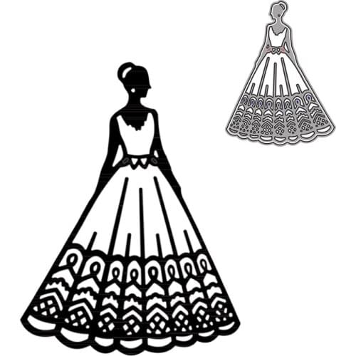 Princess Girl Metal Cutting Dies New 2021 Embossing Scrapbooking Stencil Craft Diy Scrapbooking Photo Album