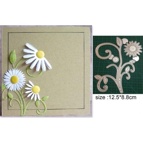 Flowers Metal Cutting Dies Stencil Template for DIY Scrapbooking Paper Album Card Making Craft Punch New Dies