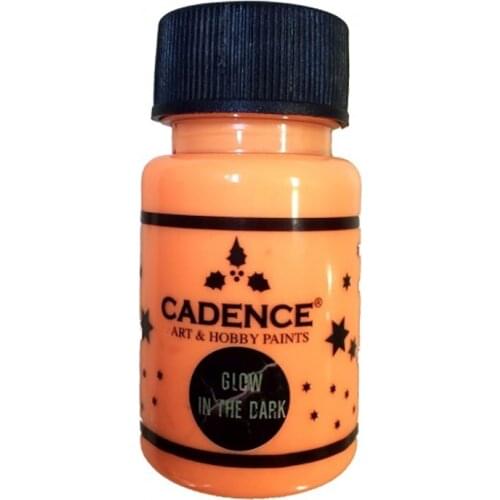 Cadence Glow in the Dark (Glow in the Dark Paint) 580-Turuncu 50ml
