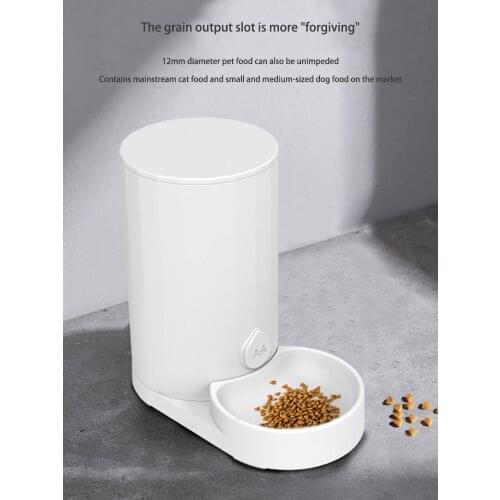 Feeder for cats automatic feed and bowls storage high drinker 2.5L bowls for cat Kibble dispenser Grain storage barrel cat water