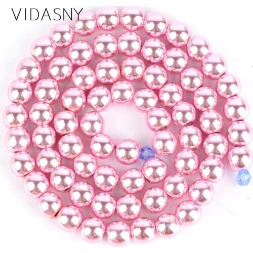 Natural Mineral Gem Pink Hematite Stone 2/3/4/6/8mm Round Spacer Beads For Jewelry Making Diy Bracelet Necklace 15" Wholesale