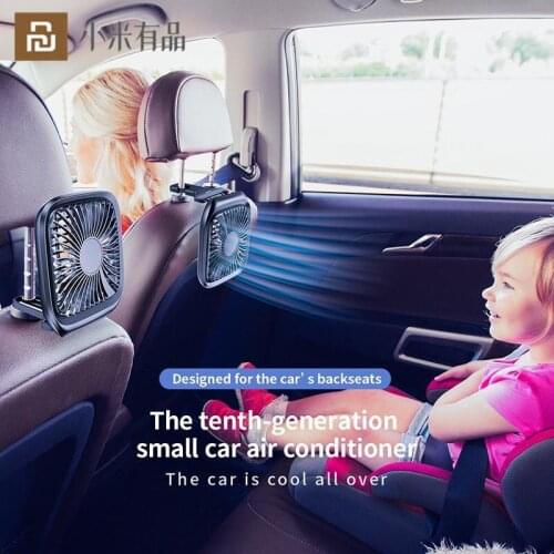 Summer Foldable Mini USB Fans Car Back Seat Cooler Fan Portable Air Cooling Fan for xiaomi Home Travel Headrest Desktop Office