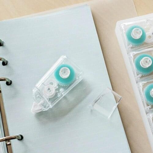 New 6 Pcs/Set Creative Roller Glue Tape Double Side Supplies Adhesive School Office Decorative Stationery Glue Accessories X6D7