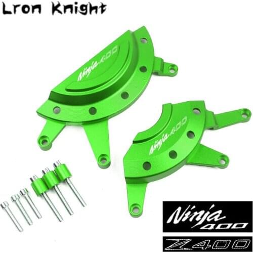 New For KAWASAKI NINJA400 NINJA 400 Z400 Z 400 2018 2019 2020 Motorcycle CNC Engine Crash Guard Stator Cover Slider Protector