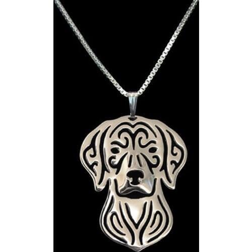 New Unique Romantic Gold Silver Color Vizsla Pendant Necklace Hunger Games Necklace Women Best Friend Choker