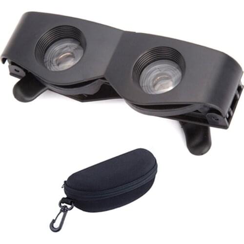Portable Plastic Frame Fishing Magnifier Glasses Outdoor Fishing Optics Binoculars Durable Telescope Fish Tackle Eyewear X765B