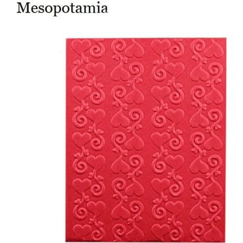 DIY Scrapbooking Love Heart Embossing File Templates Photo Card Making Plastic Template Arts Crafts & Sewing Embossing Folders