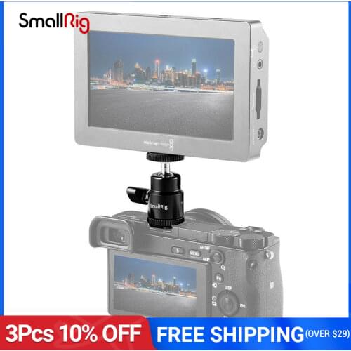 SmallRig Universal Cold Shoe to 1/4" Threaded Adapter for LED Video Light Microphone Quick Release Cold Shoe Mount -761