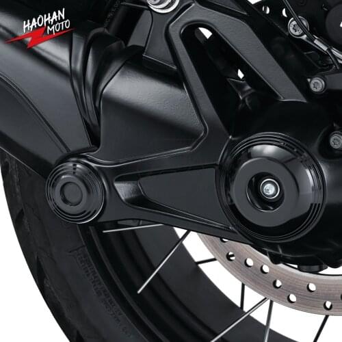 For BMW R1200 R1250 GS/ADV R/RS/RT and R Nine T Scrambler 40 Years Edition Motorcycle Rear Axle Sliders Cover Protector