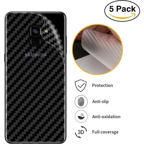 5Pcs Durable Anti fingerprint Back Screen Protector Matte Film For Samsung Galaxy S6 edge Plus S7 Edge S8 S9 Plus Note 8 9 10
