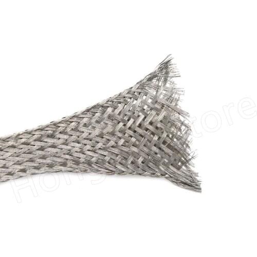 Tinned Copper Shielding Braided Cable Sleeve 2 4 6 8 10 12 16 20 25 28 40mm For Various Wire Shielding