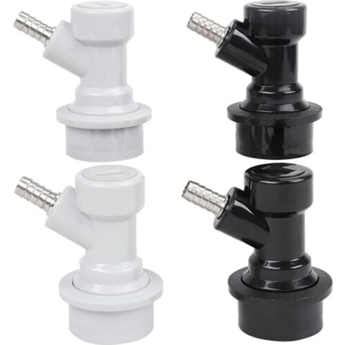 2 Pairs Homebrew Ball Lock Keg Disconnect Liquid And Gas Barbed Connectors Cornelius Corny Kegerator Beer
