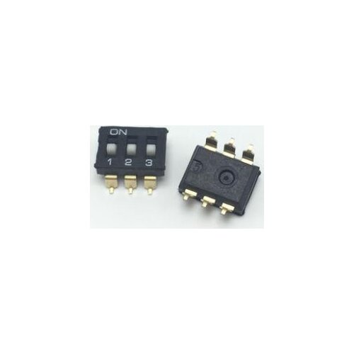 20PCS Free Shipping Black | KM-03 SMD switch 3 3P 2.54mm IC coding switch / toggle switch