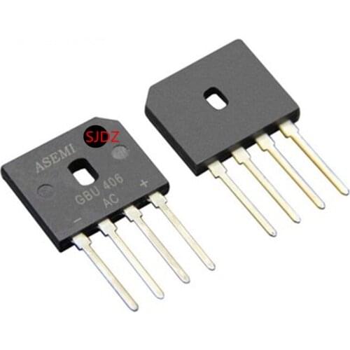 20PCS/LOT GBU406 4A 600V