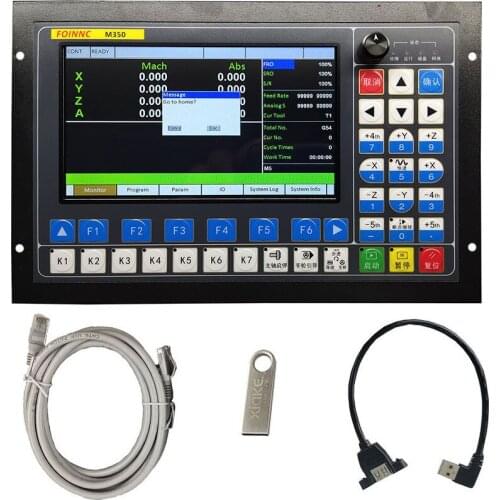 CNC Offline Controller M350 3/4/5 Axis 1MHz G-Code U-disk For CNC machining engraving or milling machine