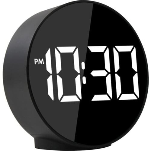 Alarm Cock Digital Large Time Temperature Light Voice Control USB Desk Table Watch Clocks Home Decor Desgin Gift WF1015
