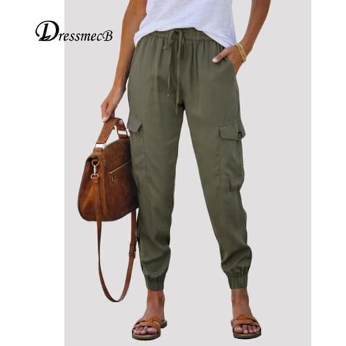 DRESSMECB Women's Pants And Skirts