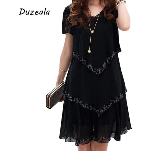 Duzeala Short Sleeve Dresses