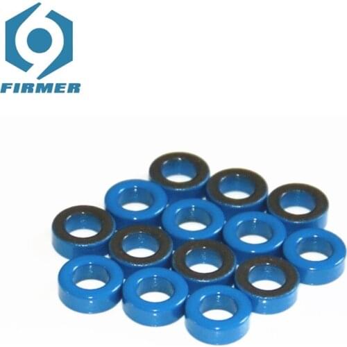 50 pcs Ferrite Cores 12.7*7.7*4.83 mm/OD*ID*H Blue Grey Toroidal Core Ferrite Chokes Ring Iron Powder Inductor Ferrite Ring