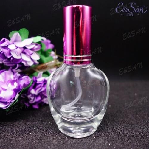 FX655-12ML Transparent Pumpkin Bottle Glass Cosmetics Perfume Spray Empty Bottle 100pcs/lot