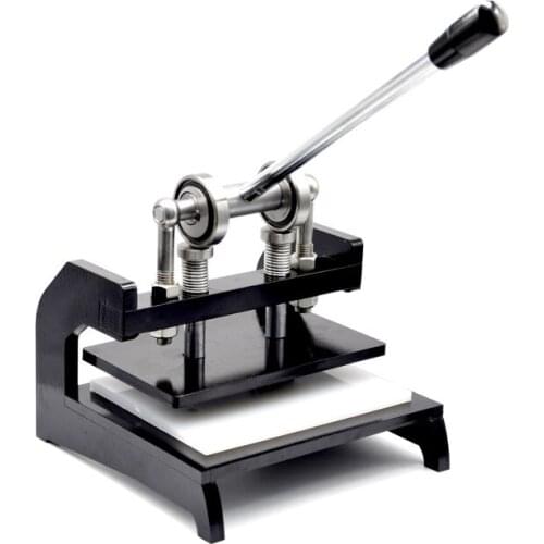 Multi-function manual press manual knife die cutting machine leather cloth cutting machine punching machine embossing machine