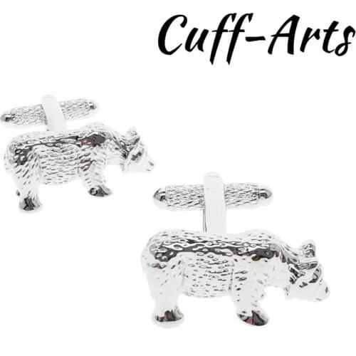 Mens Cufflinks Bear Cufflinks Gifts for Men Gemelos Les Boutons De Manchette by Cuffarts C10602