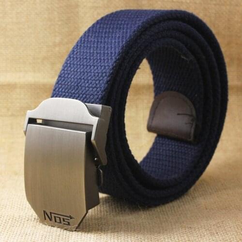 2020 NOS logo unisex male canvas belt mens Tactical waist support military belt high quality men belts length about 110cm
