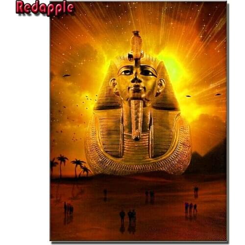 Bling Egyptian Pharaoh 5d Diy Full Square Round Drill Diamond Painting Embroidery Cross Stitch Mosaic Painting Decoration Gift