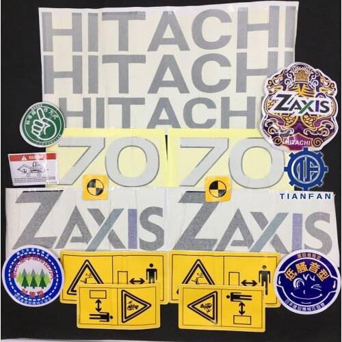 For Excavator Stickers Hitachi 70/ZAXIS70/60/55/90 Hitachi EXZAXIS car sticker