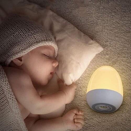C2 night light gift LED bedroom bedside pat light birthday gift USB wireless charging desk lamp Accompany the child to sleep