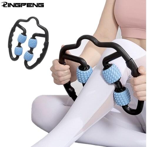 Foam Roller Muscle Relaxer Arm Massage Roller Calf Ring Leg Relax Muscle Stress Relief Yoga Fitness Aids Used To Relieve Stress