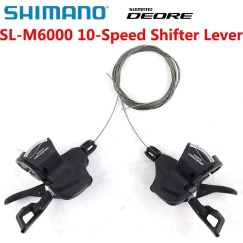 SHIMANO Deore SL M6000 SL-M6000 2/3x10 Speed Shifter Lever Right & left MTB Levers With Inner Cable Mountain Bicycle Parts