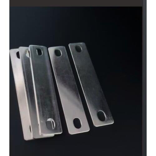 10pcs 55mm Nickel Plated Copper Busbars 2mm Thickness for 202Ah 176Ah 200Ah Battery Connection Bars