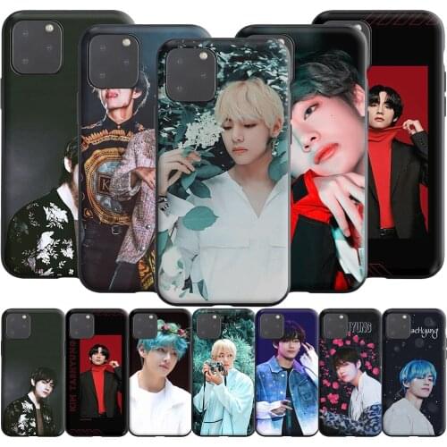 Kim Tae hyung V Silicone Case for Realme Narzo 30A GT NEO C3 C25 C21 C20 C17 C15 C12 C11 8 7 7i 6 6i Pro