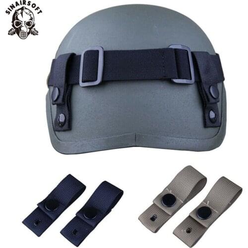 Tactical Helmet Goggle Sling For MICH 2000 2001 2002 Helmet Airsoft Paintball Military Hunting Sports Safety Protective Gear