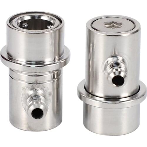 Heavy Duty Stainless Steel Ball Lock Corny Keg Disconnect Gas & Liquid (MFL/Barb) Home Brew Beer Kegging