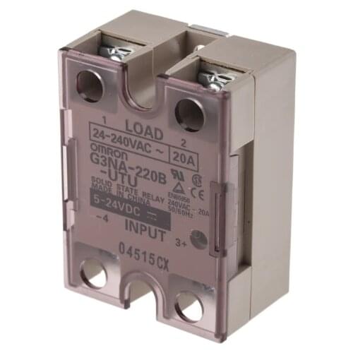 Solid state relay G3NA-220B-UTU DC5-24 BY OMZ G3NA7022H 20A | 5-24VDC | 24-240VAC