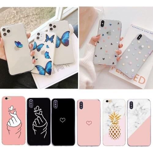 Ultra Slim Phone Case For iphone 11 pro max x xs xr 7 8 6s 6 plus 5s 5se 5 Cool Man Love Heart Soft Silicon TPU Cover Shell