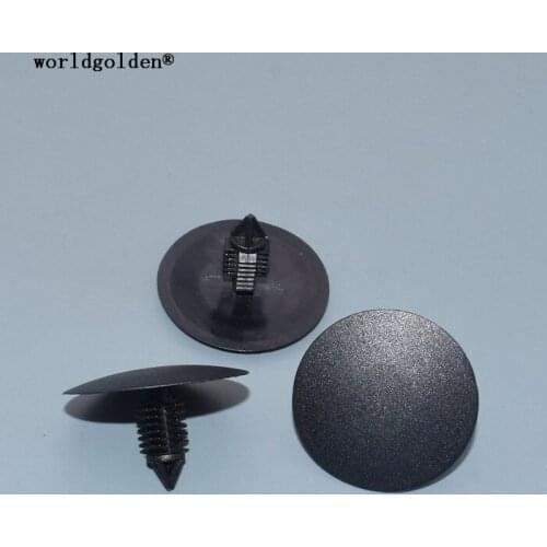 Worldgolden 100pcs auto fasteners Retainer for Land Rover for Renault#7703077090 8200321368
