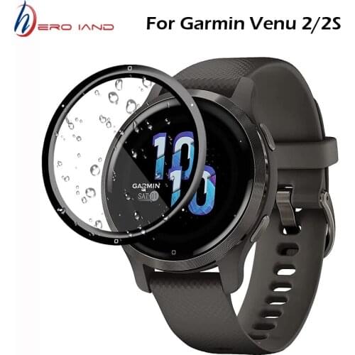 20D Curved Edge Protective Film For Garmin Venu 2 / Venu 2S Smart Watch With scale Soft Screen Protector (Not Glass)