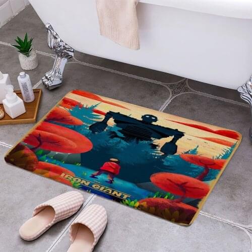 The Iron Giant Anti-slip Doormat Vacuuming Water Absorbing Kitchen Bedroon Bath Floor Mats Home Entrance Home Decora