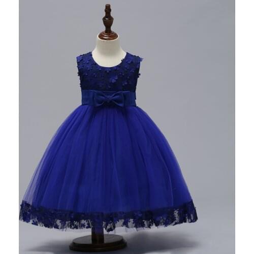 Hot Sales 3-12 Years Kids Party Dresses New Design Flower Girl Dress For Weddings Children Princess Ball Gowns
