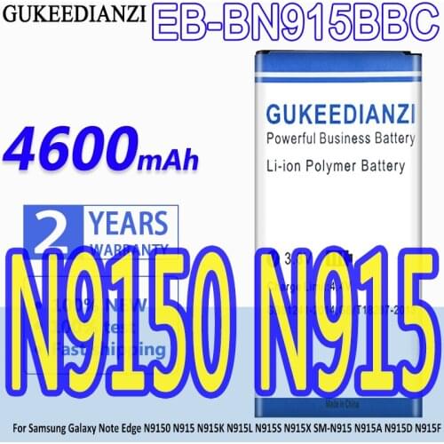 High Capacity GUKEEDIANZI Battery EB-BN915BBC 4600mAh For Samsung Galaxy Note Edge N9150 N915 N915K N915L N915S